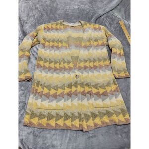 French Connection Women's Cardigan Size Small‎ Heavy Geometric pattern